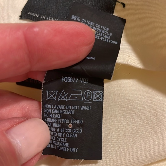 FENDI SKIRT size 44 Pale Yellow - Picture 13 of 14